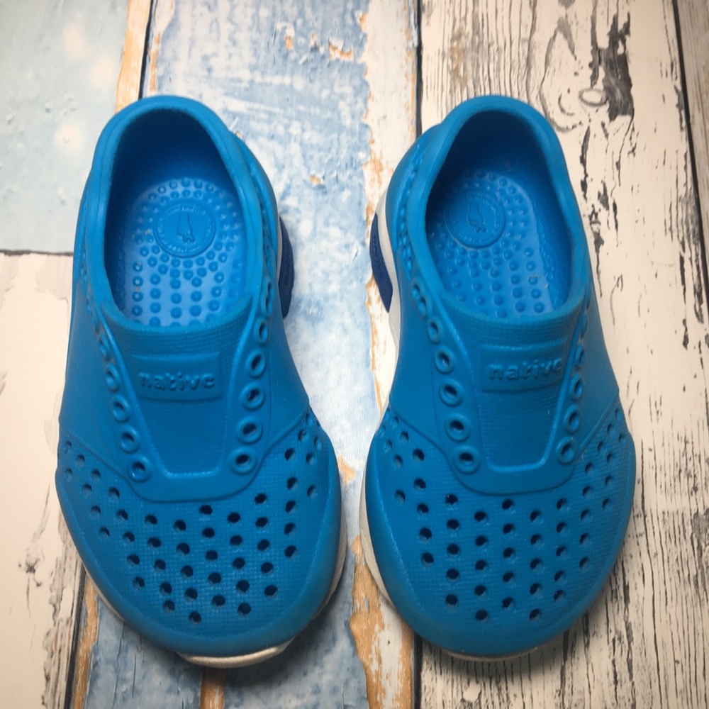 Native Baby Boy Lennox Slip on Clogs~EUC~Size 4C